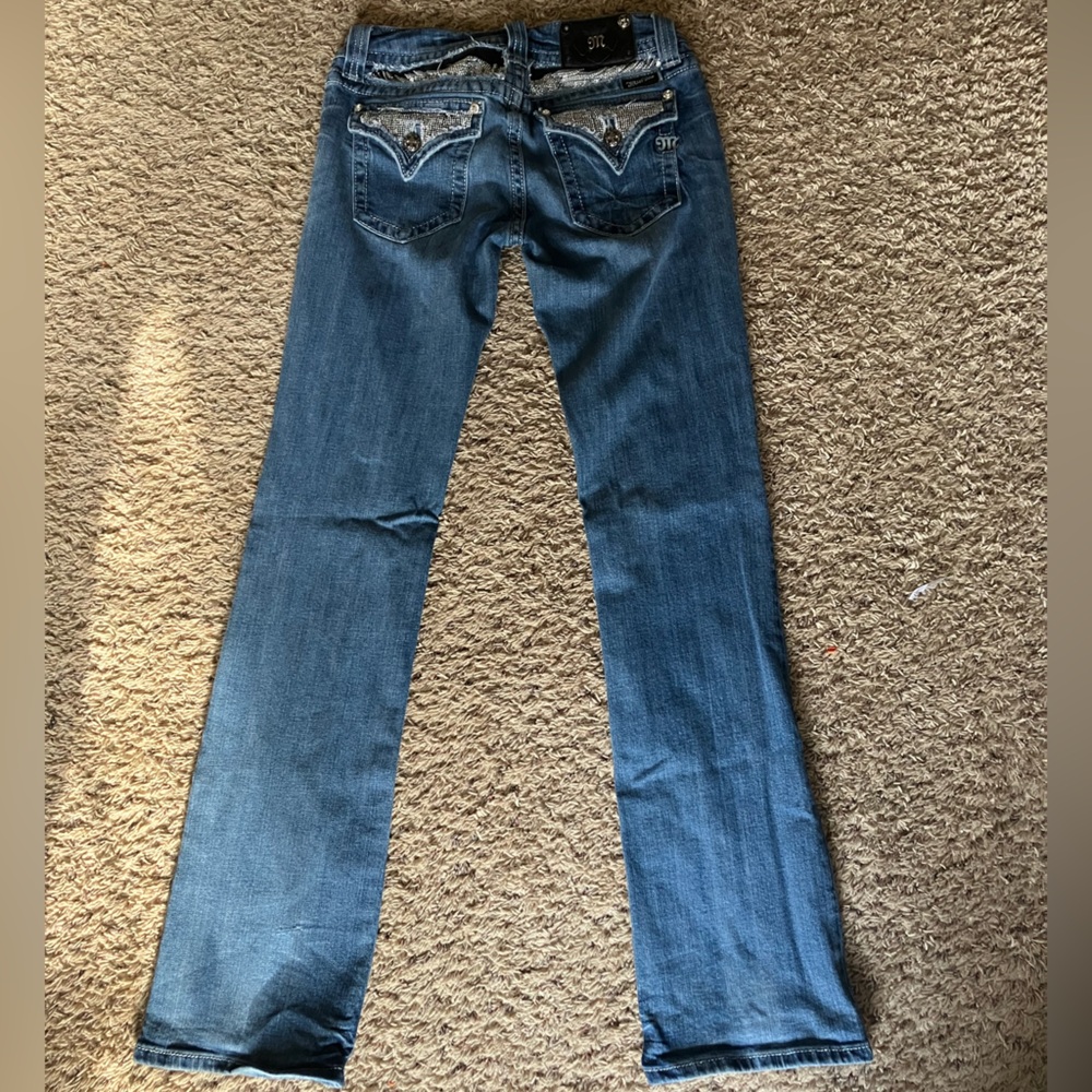 MissMe Low Rise Bootcut Jeans